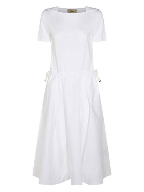 Midi Dress With Drawcord Waist