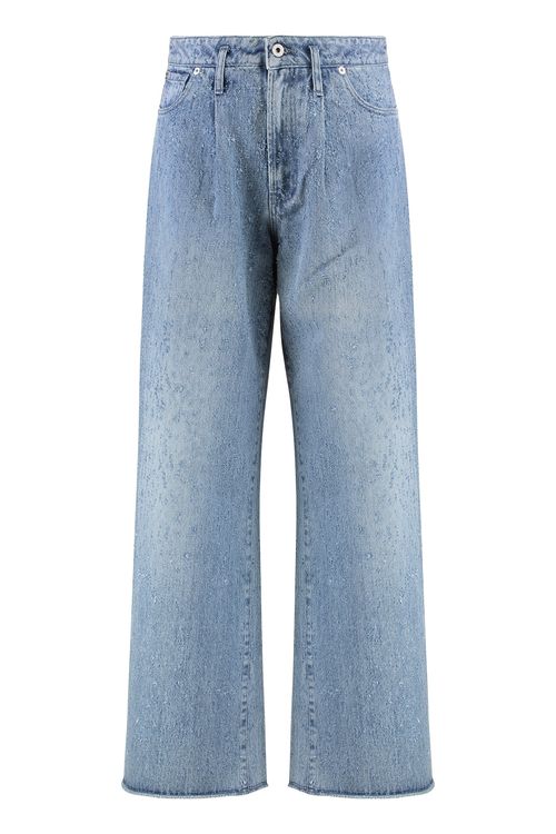 Logo-patch Wide-leg Jeans