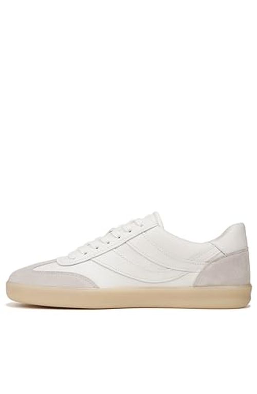 Vince Mens Oasis Lace Up Retro Sneaker Chalk/Horchata White Leather