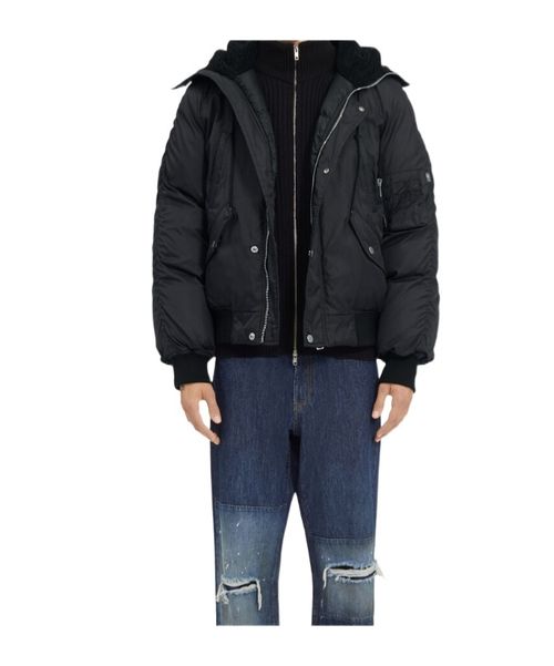 Hooded Bomber Jacket