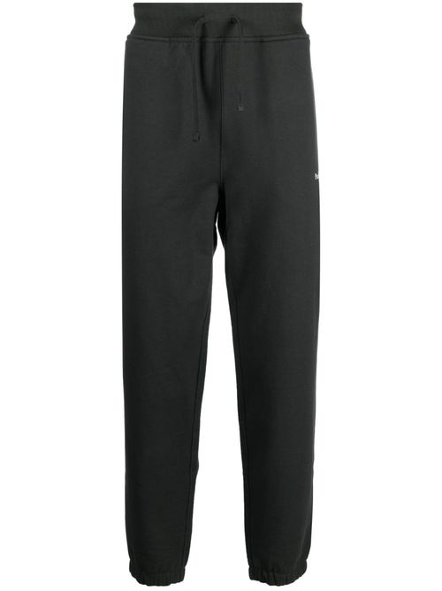 Logo-print track pants - Black