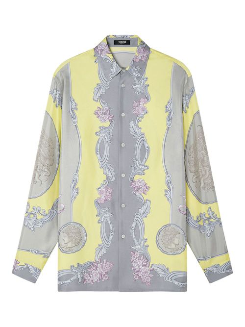 Versace silk shirt - Grey