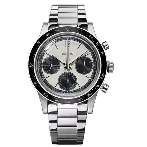 Tricompax Chronograph Hand Wind White Dial Mens Watch TRIPANDA