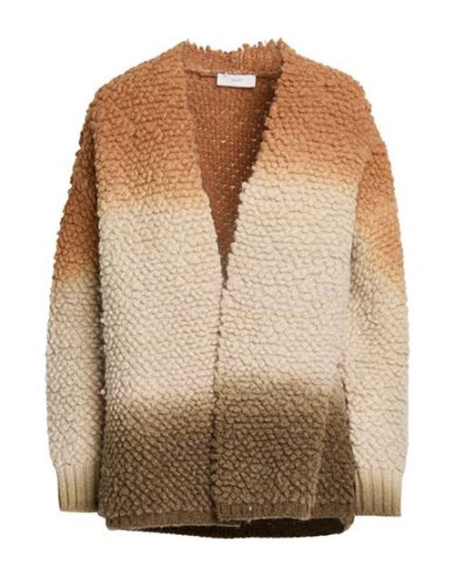 Woman Cardigan Sand Size XS Virgin Wool, Viscose, Polyester, Polyamide