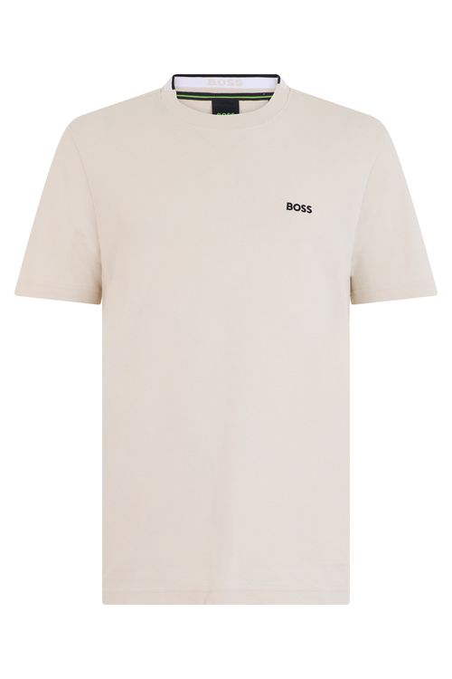 Logo-Embroidered Cotton T-Shirt — White