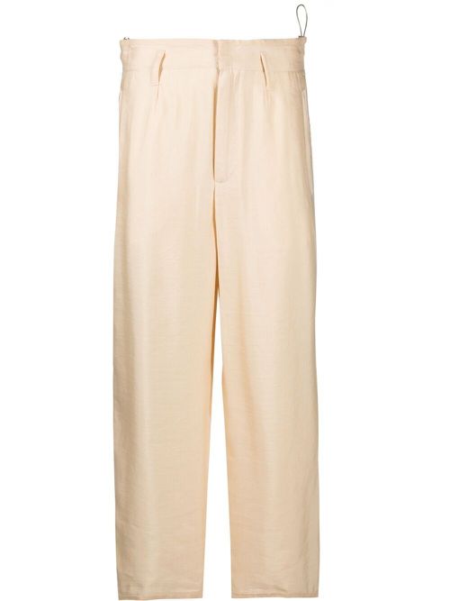 Concealed-front trousers - Neutrals