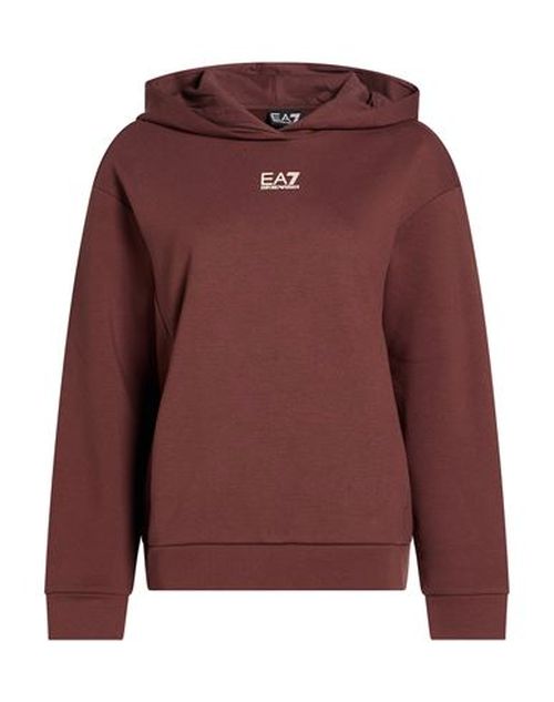 Woman Sweatshirt Brown Size S Polyester, Cotton