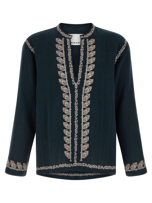 Cizalie Blouse — Blue