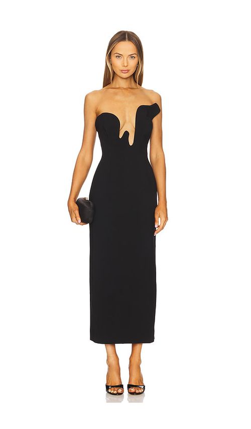 Bardot Rosalyn Midi Dress in Black. - 10 also , 4, 6