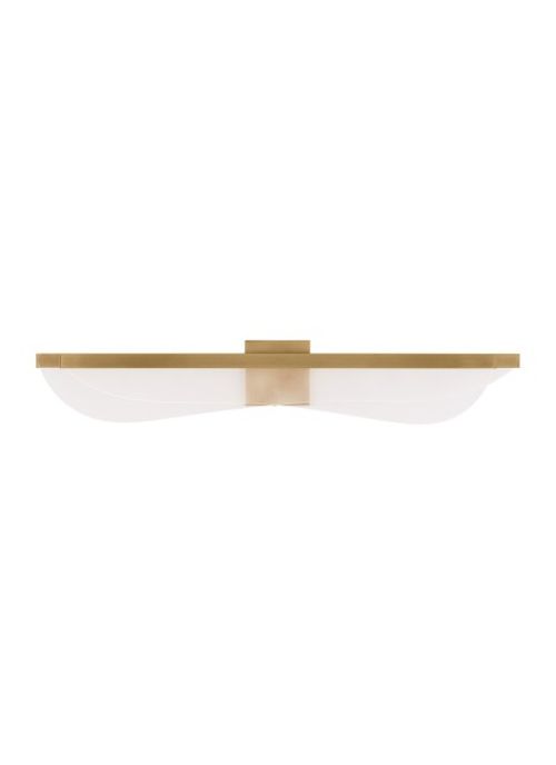 Plated Brass LED Bath Vanity from the Nyra Collection