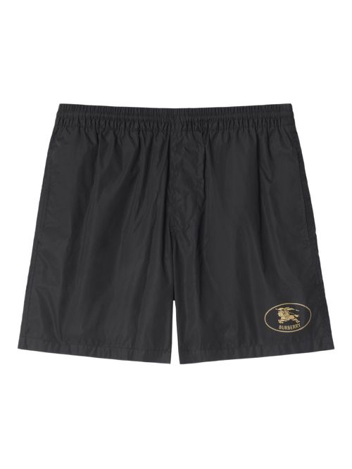 Knight Stamp swim shorts - Black