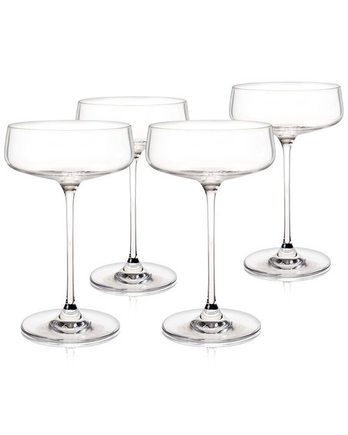 Viski Set of 4 Reserve Julien Crystal Coupe Glasses