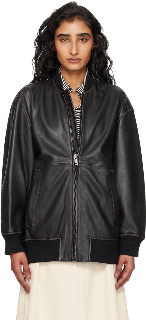 Black Tattico Leather Jacket