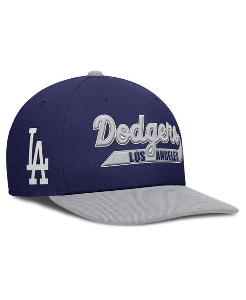 Men's Navy/Gray Los Angeles Dodgers Pro Performance Snapback Hat - Navy, Gray