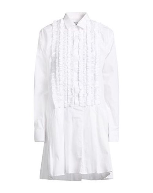 Woman Mini dress White Size M Cotton