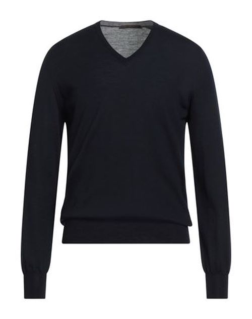 Per Anteprima Man Sweater Midnight blue Size 46 Virgin Wool