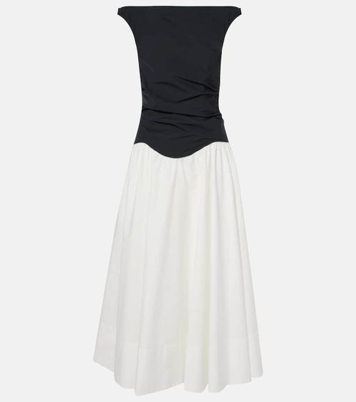 Cersei cotton poplin midi dress