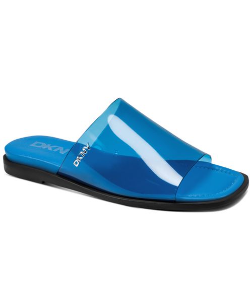Women's Cataline Slide Flat Sandals - Ocean Blue