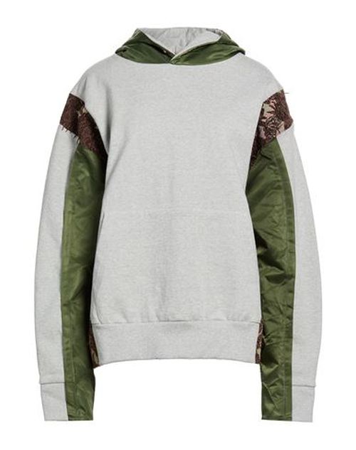 Woman Sweatshirt Grey Size L Cotton, Nylon, Polyester, Rayon