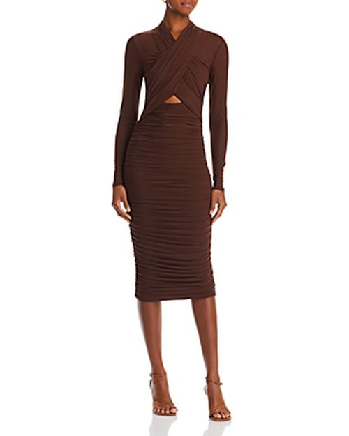 Aliyah Ruched Bodycon Dress