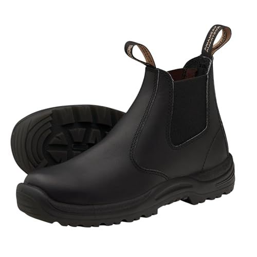 Blundstone Men's 491 Work Series Slip Resistant Chelsea Boots – Premium Oil-Tanned Leather Boot
