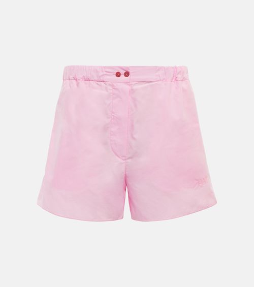 Cotton poplin shorts