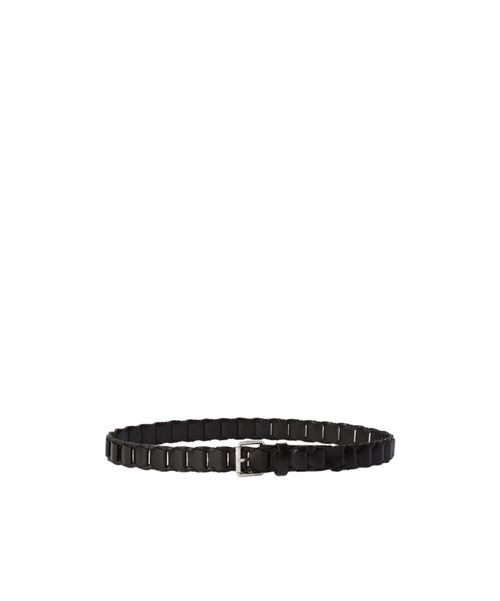 Link Belt In Vegetable-Tanned Leather