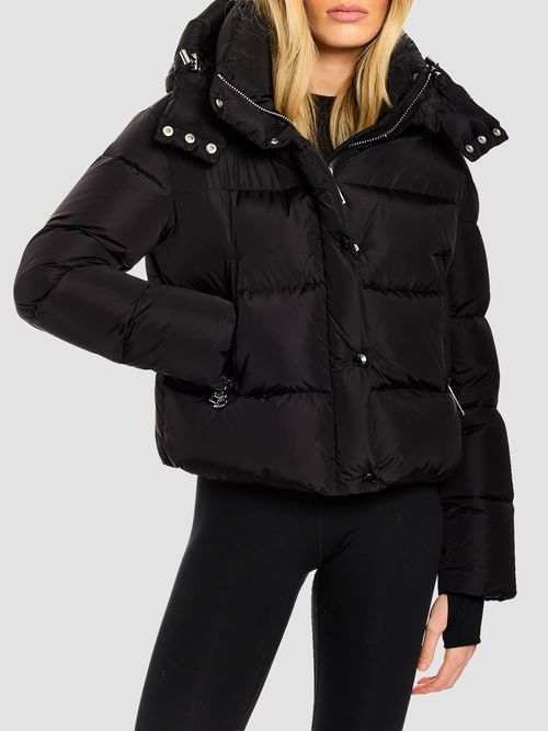 Women's Jojo Down Puffer Jacket - Matte Black