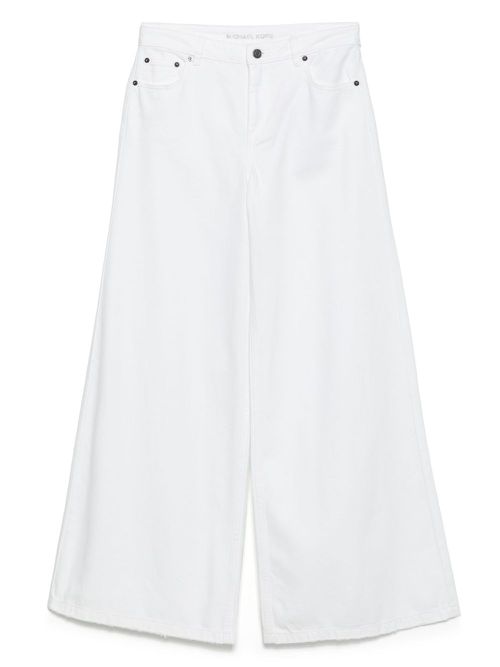 Super wide-leg jeans - White