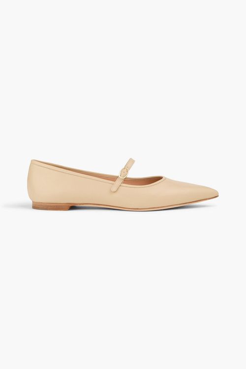 Ina leather point-toe flats