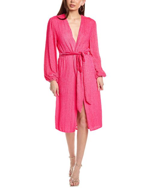 Retrofête Sequin Wrap Dress