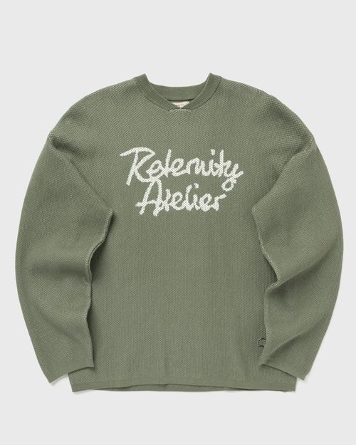 ATELIER KNIT JERSEY green male Longsleeves now available at BSTN