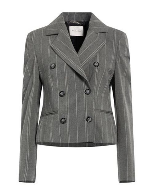 Woman Blazer Grey Size 2 Polyester, Viscose, Elastane
