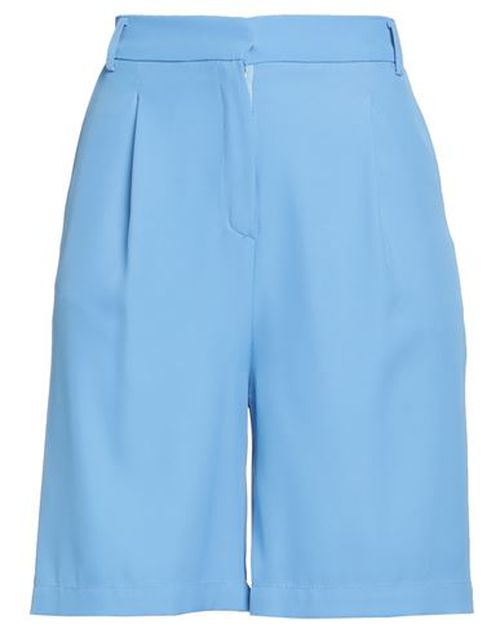Woman Shorts & Bermuda Shorts Azure Size XS Polyester, Elastane