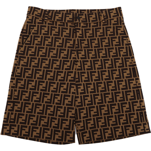 Fendi Jr Bermuda Mas Jersey-logo Ff