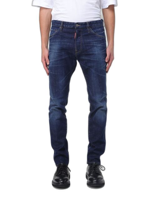 Dark Clean Wash Teddy Jeans