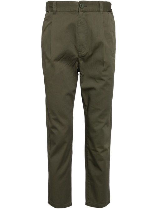 Tapered-fit chino trousers - Green