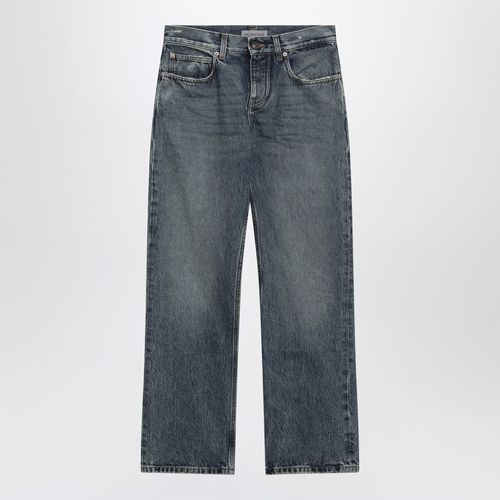 Balenciaga Vintage Blue Jeans With Worn Effect