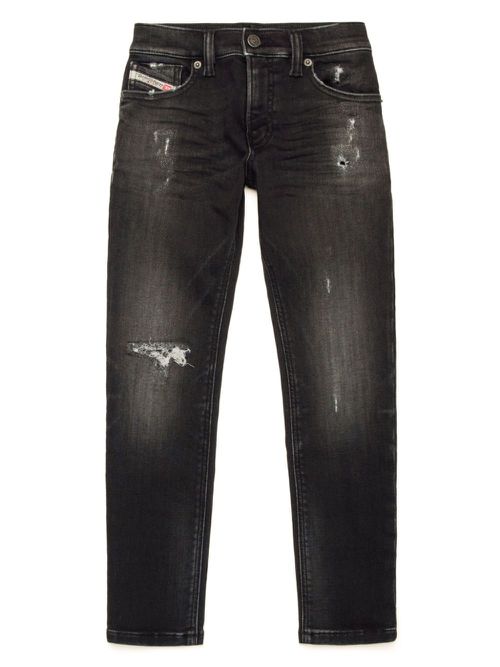 1995-J straight-leg jeans - Black