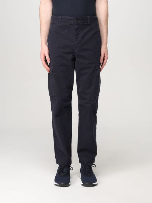 Pants Men color Blue