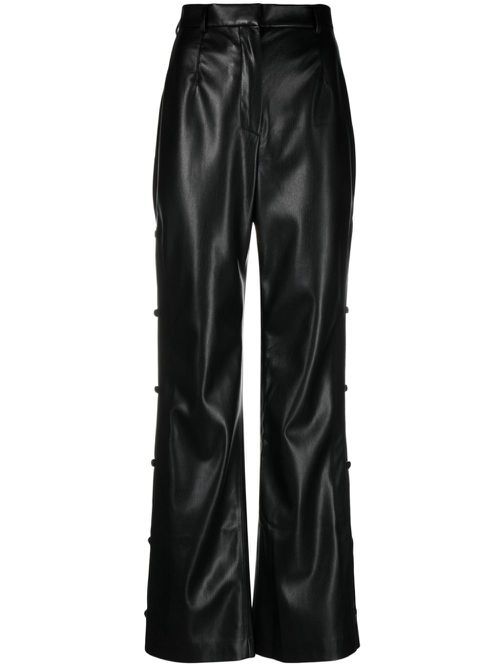 Felina faux-leather trousers - Black