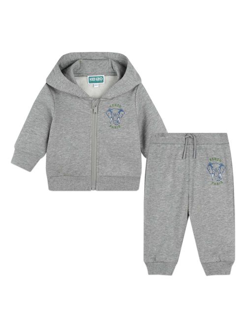 Logo-print tracksuit - Grey