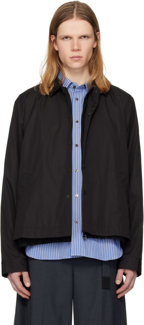 Black Poplin Jacket