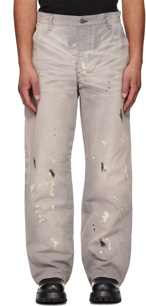 Gray Underground Painter Trousers