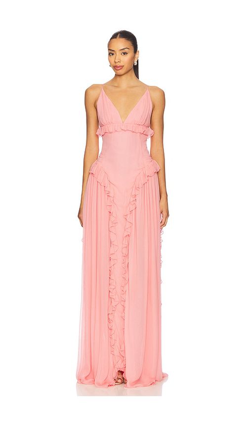 Lovers and Friends Evelyn Gown in Rose Pink. XS also in