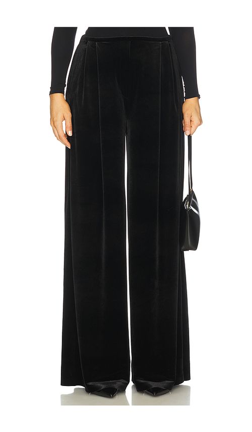 Norma Kamali Mens Pleat Pant in Black. XS. Also in