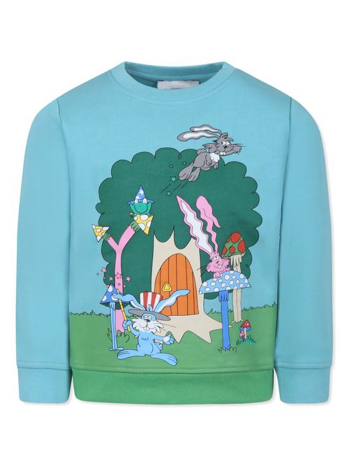 Printed sweatshirt - Blue