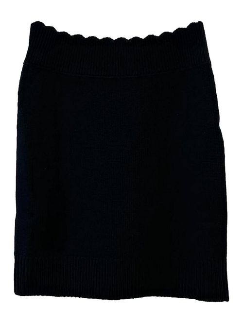 Fitted Mini Skirt In Wool And Cashmere Knit