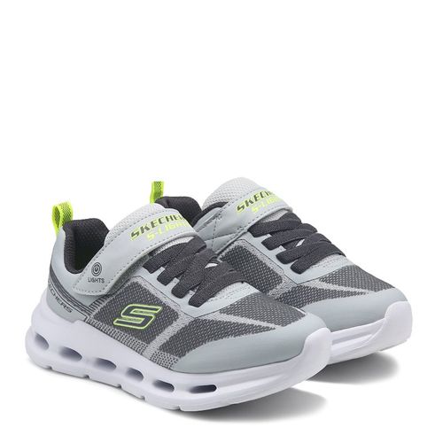 Kids' Glide-Step Lighted Sneaker Little/Big Kid Shoes (Grey/Lime)