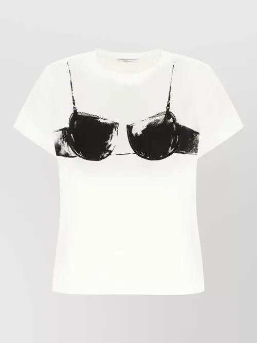 Givenchy - crew neck graphic print short sleeve top